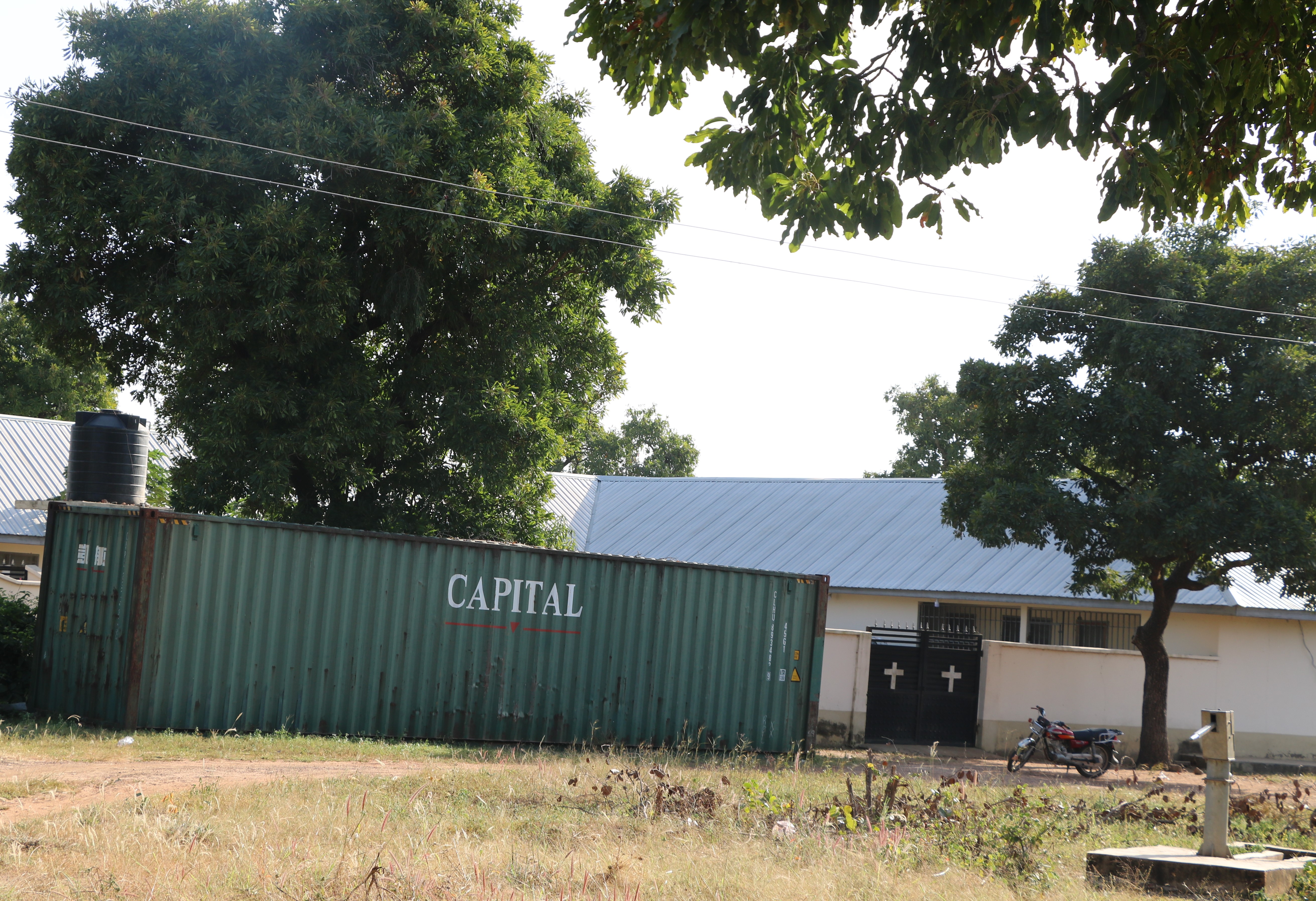 40ft container at parish house